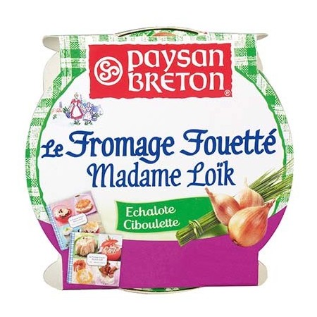 Le fromage fouetté échalote/ciboulette Madame Loïk